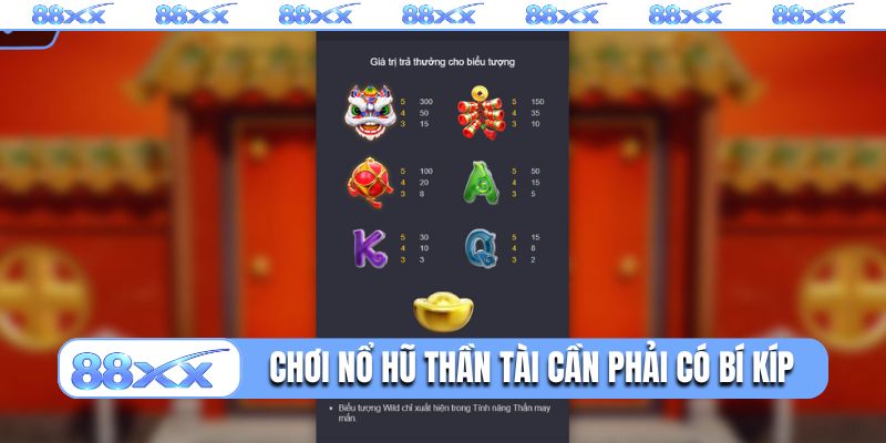 Chơi nổ hũ Thần tài đến cần phải có bí kíp